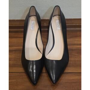 Cole Haan GrandOS Vesta black leather pointed toe heels pumps shoes - 7 B